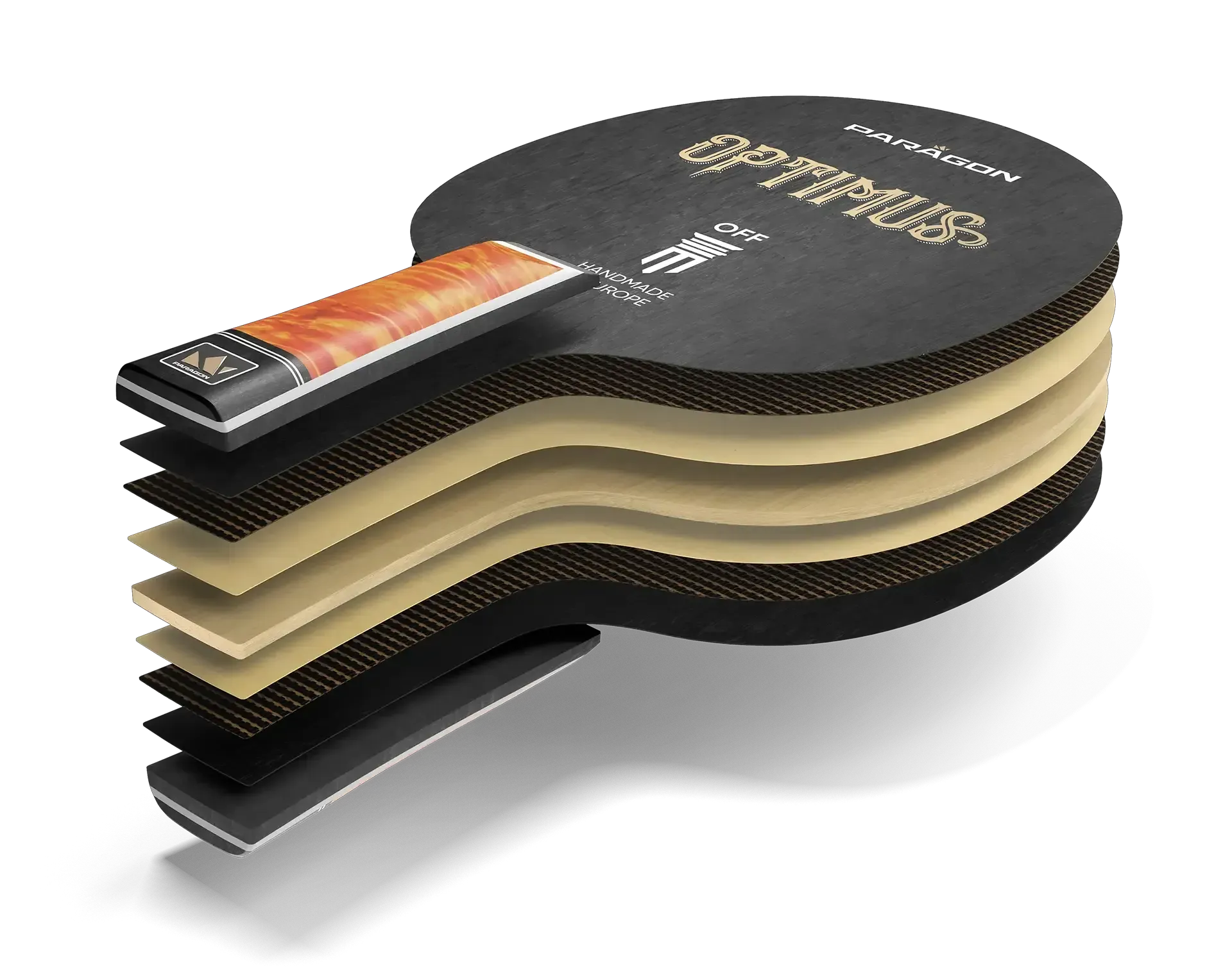 OPTIMUS - 高级控制乒乓球拍，由 PARAGON 提供